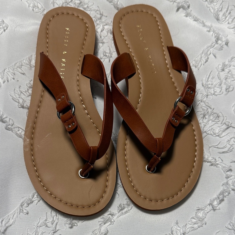 Kelly & Katie Tan Sandals